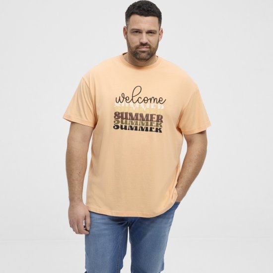 North Latitude T-Shirt Summer Peach - Marškinėliai - Marškinėliai - 2XL-14XL
