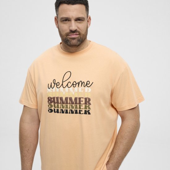 North Latitude T-Shirt Summer Peach - Marškinėliai - Marškinėliai - 2XL-14XL