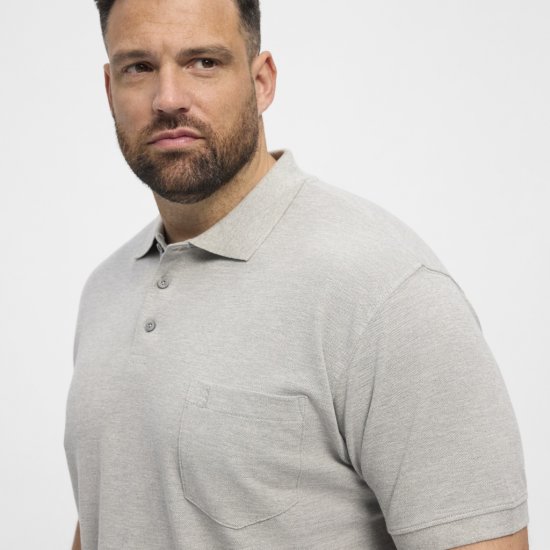 North Latitude Polo Short Sleeve Grey - Polo marškinėliai - Polo marškinėliai - 2XL-8XL