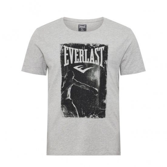North Latitude Everlast T-shirt Grey Melange - Marškinėliai - Marškinėliai - 2XL-14XL