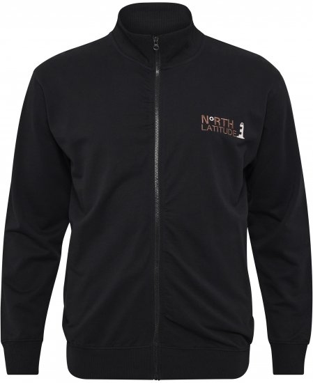 North Latitude Sweatshirt Cardigan Black - Megztiniai ir džemperiai - Megztiniai ir Džemperiai - 2XL-14XL
