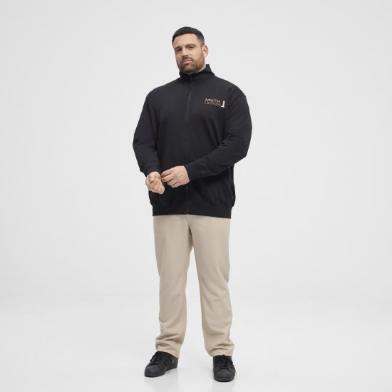 North Latitude Sweatshirt Cardigan Black - Megztiniai ir džemperiai - Megztiniai ir Džemperiai - 2XL-14XL