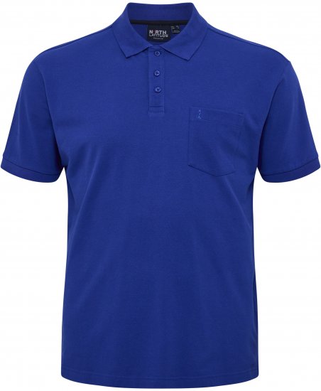 North Latitude Polo Pique Short Sleeve Cobalt Blue - Polo marškinėliai - Polo marškinėliai - 2XL-8XL
