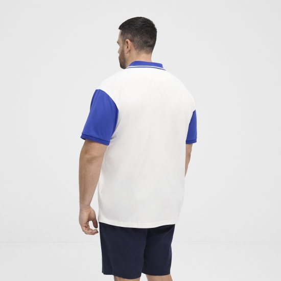 North Latitude Polo Short Sleeve Blue And White - Polo marškinėliai - Polo marškinėliai - 2XL-8XL