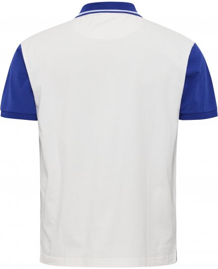 North Latitude Polo Short Sleeve Blue And White - Polo marškinėliai - Polo marškinėliai - 2XL-8XL