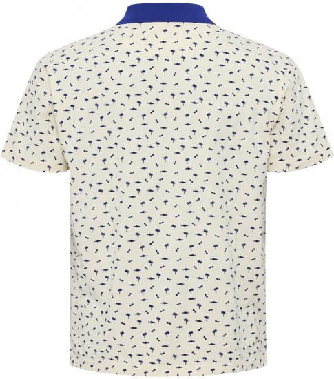 North Latitude Polo Pique Printed Off-White TALL - VYRIŠKI DRABUŽIAI MT-6XLT - Drabužiai aukštiems vyrams