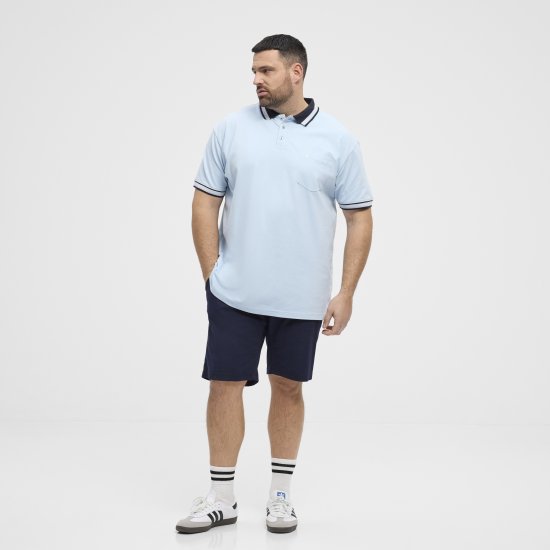 North Latitude Polo Pique Short Sleeve Light Blue - Polo marškinėliai - Polo marškinėliai - 2XL-8XL