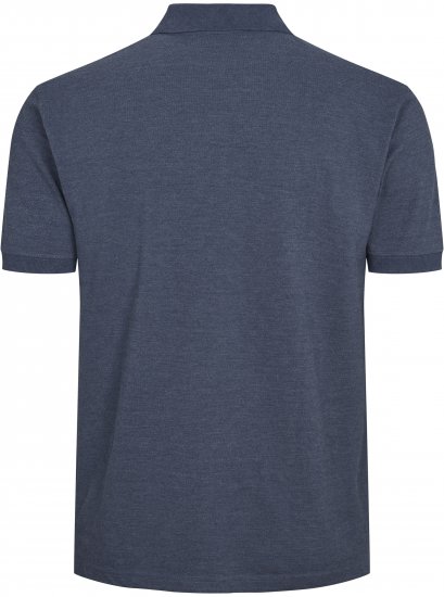 North Latitude Polo Short Sleeve Blue Melange TALL - VYRIŠKI DRABUŽIAI MT-6XLT - Drabužiai aukštiems vyrams