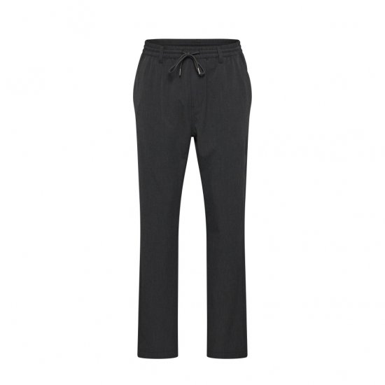 North Latitude Dress Pants Elastic Waist Dark Grey Melange - Didelių dydžių vyriškos kelnės - Didelių dydžių vyriškos kelnės