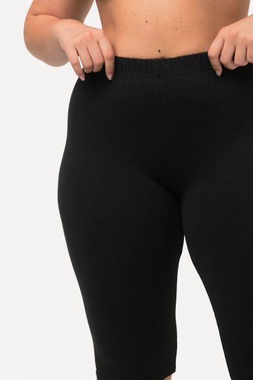 Ulla Popken Stretch Knit Bike Shorts Black - Ulla Popken - Ulla Popken didelių dydžių rūbai