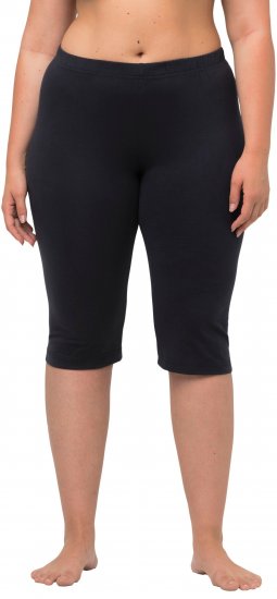 Ulla Popken Stretch Knit Bike Shorts Blue - Džinsai & Kelnės Didelėse Dydžiuose – Plus Size - 