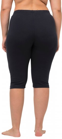 Ulla Popken Stretch Knit Bike Shorts Blue - Džinsai & Kelnės Didelėse Dydžiuose – Plus Size - 