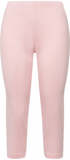 Ulla Popken Basic Stretch Knit Capris Pink - Džinsai & Kelnės Didelėse Dydžiuose – Plus Size - 