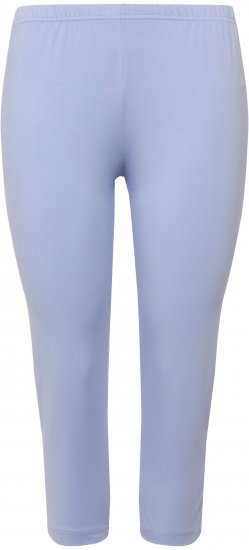 Ulla Popken Basic Stretch Knit Capris Blue - Džinsai & Kelnės Didelėse Dydžiuose – Plus Size - 