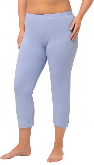 Ulla Popken Basic Stretch Knit Capris Blue - Džinsai & Kelnės Didelėse Dydžiuose – Plus Size - 
