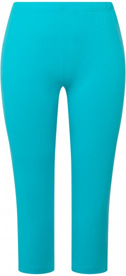 Ulla Popken Basic Stretch Knit Capris Blue - Džinsai & Kelnės Didelėse Dydžiuose – Plus Size - 