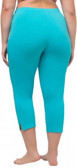 Ulla Popken Basic Stretch Knit Capris Blue - Džinsai & Kelnės Didelėse Dydžiuose – Plus Size - 