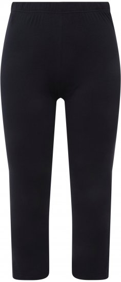 Ulla Popken Basic Stretch Knit Capris Navy - Džinsai & Kelnės Didelėse Dydžiuose – Plus Size - 