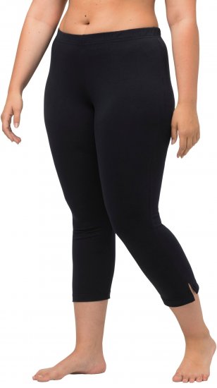 Ulla Popken Basic Stretch Knit Capris Navy - Džinsai & Kelnės Didelėse Dydžiuose – Plus Size - 