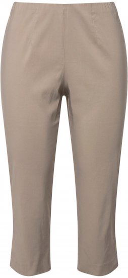 Ulla Popken Stretch Basic Bengaline Capri Pants Orange - Džinsai & Kelnės Didelėse Dydžiuose – Plus Size - 