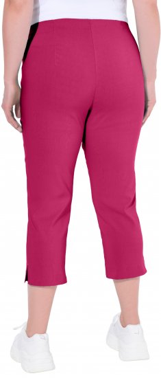 Ulla Popken Stretch Basic Bengaline Capri Pants Pale Lilac - Džinsai & Kelnės Didelėse Dydžiuose – Plus Size - 