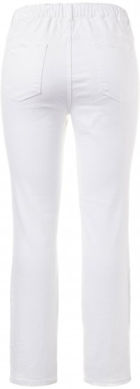 Ulla Popken Sienna Stretch Twill Jeggings Snow White - Džinsai & Kelnės Didelėse Dydžiuose – Plus Size - 