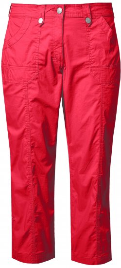 Ulla Popken Roll Tab Hem Stretch Cargo Pants Red - Džinsai & Kelnės Didelėse Dydžiuose – Plus Size - 
