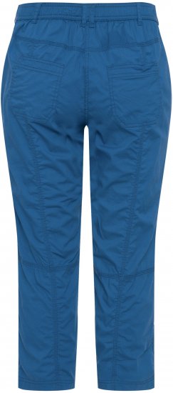 Ulla Popken Roll Tab Hem Stretch Cargo Pants Blue - Džinsai & Kelnės Didelėse Dydžiuose – Plus Size - 