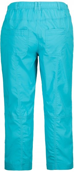 Ulla Popken Roll Tab Hem Stretch Cargo Pants Deep Aqua - Džinsai & Kelnės Didelėse Dydžiuose – Plus Size - 