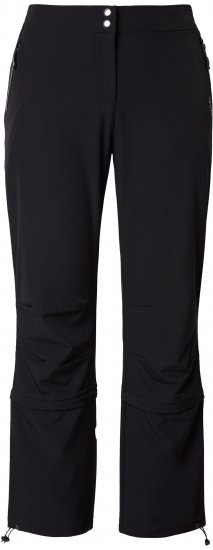 Ulla Popken Zip Off Reflective Detail Funtional Powerstretch Pants Black - Džinsai & Kelnės Didelėse Dydžiuose – Plus Size - 
