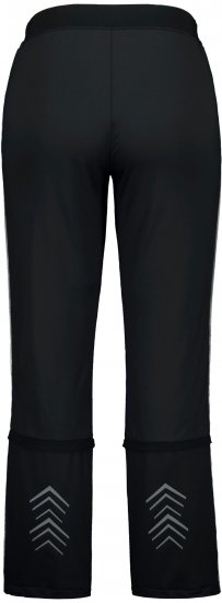 Ulla Popken Zip Off Reflective Detail Funtional Powerstretch Pants Black - Džinsai & Kelnės Didelėse Dydžiuose – Plus Size - 