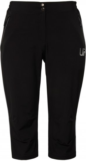 Ulla Popken Zip Off Reflective Detail Funtional Powerstretch Pants Black - Džinsai & Kelnės Didelėse Dydžiuose – Plus Size - 
