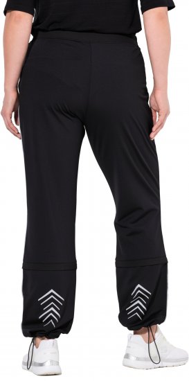 Ulla Popken Zip Off Reflective Detail Funtional Powerstretch Pants Black - Džinsai & Kelnės Didelėse Dydžiuose – Plus Size - 