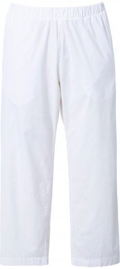 Ulla Popken Wide Leg Ruby Fit Stretch Chino Pants Snow White - Džinsai & Kelnės Didelėse Dydžiuose – Plus Size - 