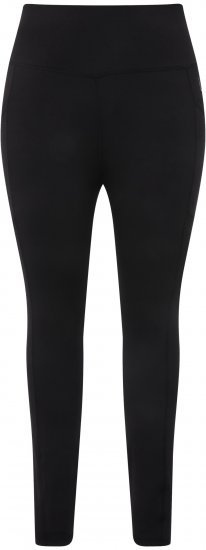 Ulla Popken High Waist Quick Dry Recycled Stretch Leggings Black - Džinsai & Kelnės Didelėse Dydžiuose – Plus Size - 
