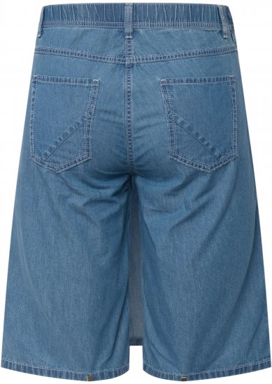 Ulla Popken Denim Wrap Look Skort Blue Denim - Džinsai & Kelnės Didelėse Dydžiuose – Plus Size - 