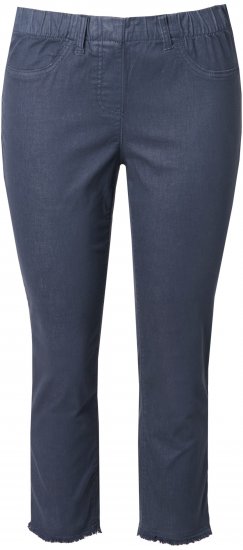Ulla Popken Stretch Blend Bengaline Pants Navy - Džinsai & Kelnės Didelėse Dydžiuose – Plus Size - 