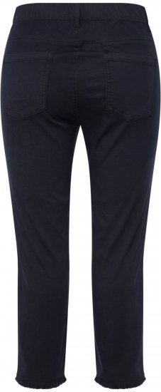 Ulla Popken Stretch Blend Bengaline Pants Navy - Džinsai & Kelnės Didelėse Dydžiuose – Plus Size - 