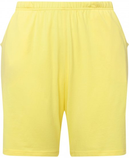 Ulla Popken Stretch Knit Bermuda Shorts Orange - Džinsai & Kelnės Didelėse Dydžiuose – Plus Size - 