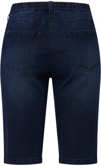 Ulla Popken Basic Denim Mandy Bermuda Shorts Blue Denim - Džinsai & Kelnės Didelėse Dydžiuose – Plus Size - 