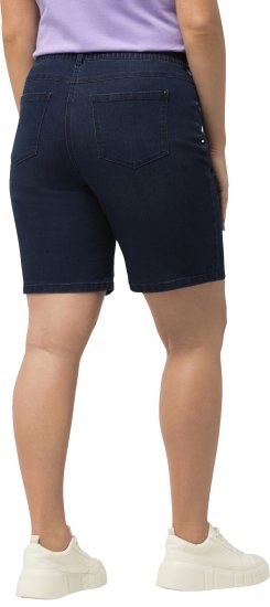 Ulla Popken Basic Denim Mandy Bermuda Shorts Blue Denim - Džinsai & Kelnės Didelėse Dydžiuose – Plus Size - 