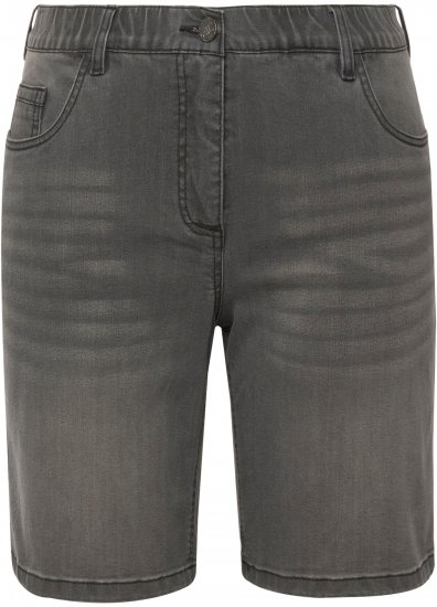 Ulla Popken Basic Denim Mandy Bermuda Shorts Denim Blue - Džinsai & Kelnės Didelėse Dydžiuose – Plus Size - 