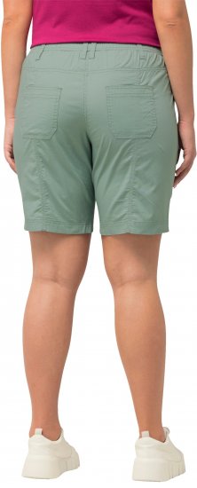 Ulla Popken Cargo Bermuda Shorts Light Moss Green - Džinsai & Kelnės Didelėse Dydžiuose – Plus Size - 