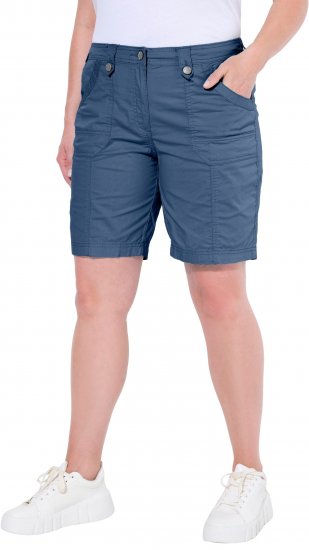 Ulla Popken Cargo Bermuda Shorts Atlantic Blue - Džinsai & Kelnės Didelėse Dydžiuose – Plus Size - 