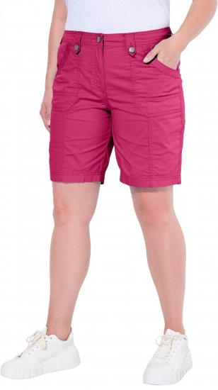 Ulla Popken Cargo Bermuda Shorts Pale Lilac - Džinsai & Kelnės Didelėse Dydžiuose – Plus Size - 