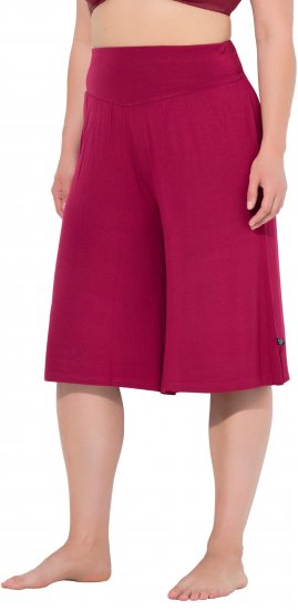 Ulla Popken Wide Leg Flared Bermuda Shorts - Džinsai & Kelnės Didelėse Dydžiuose – Plus Size - 