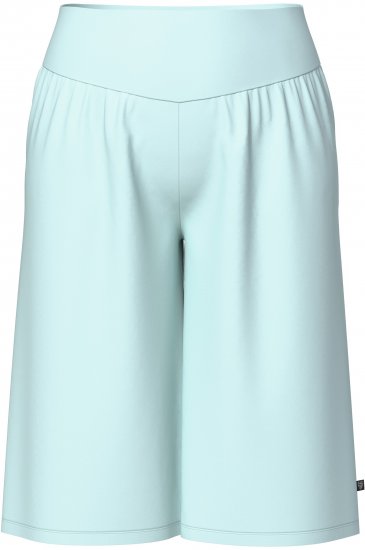 Ulla Popken Wide Leg Flared Bermuda Shorts Blue - Džinsai & Kelnės Didelėse Dydžiuose – Plus Size - 