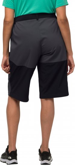 Ulla Popken Water Repellent Nordic Walking Shorts Black - Džinsai & Kelnės Didelėse Dydžiuose – Plus Size - 