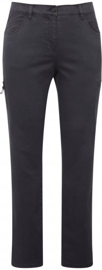 Ulla Popken Stretch Fit 6 Pocket Cargo Pants Black - Džinsai & Kelnės Didelėse Dydžiuose – Plus Size - 
