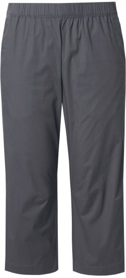 Ulla Popken Cropped Ruby Fit Pants Graphite Grey - Džinsai & Kelnės Didelėse Dydžiuose – Plus Size - 